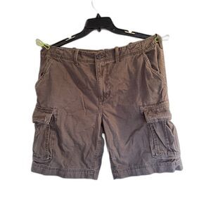 Sonoma Life + Style Men’s Cargo Shorts - Size 38 - Gray/Brown Utility